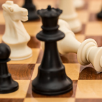 chess pieces in check mate