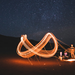 infinity painting with light